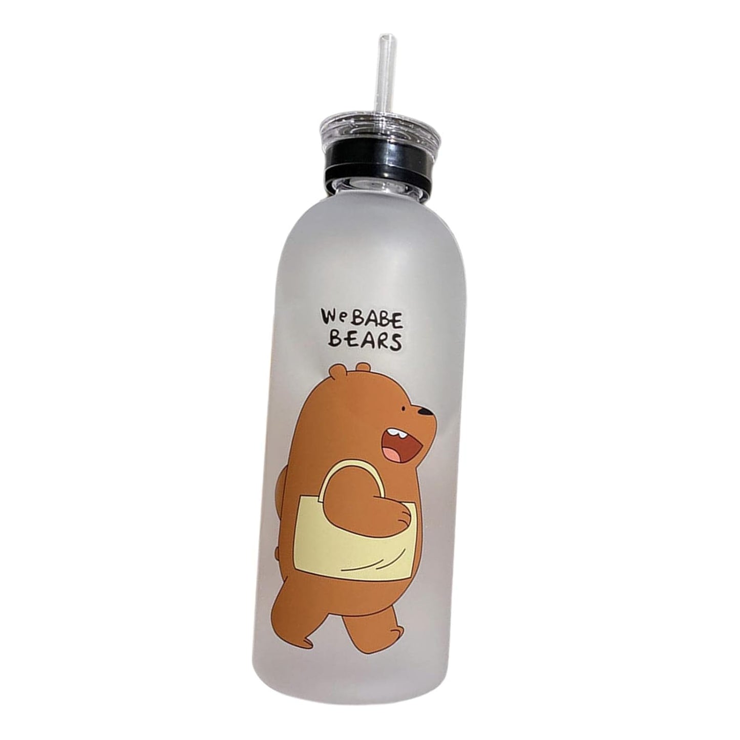 2 in 1 Cute Panda Bottle With sipper