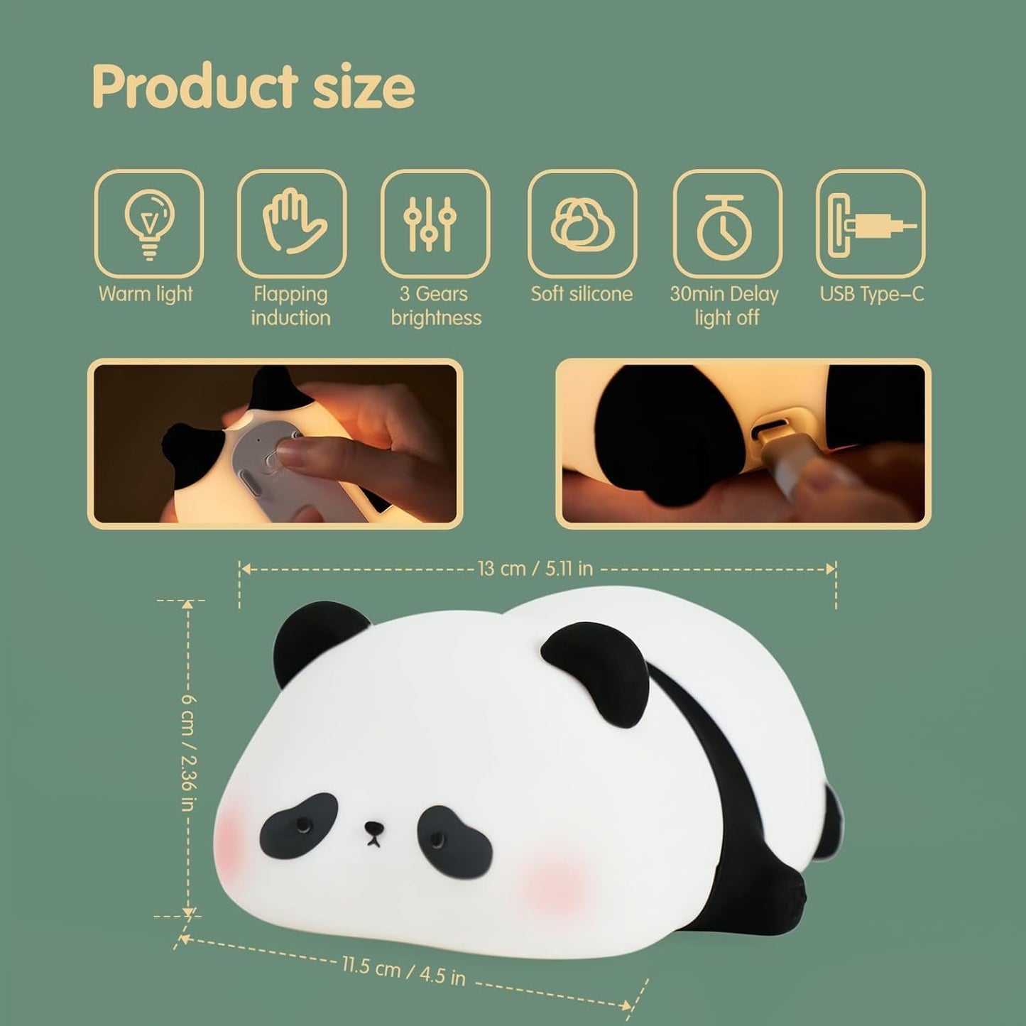 Cute Sleeping Panda Lamp✨✨