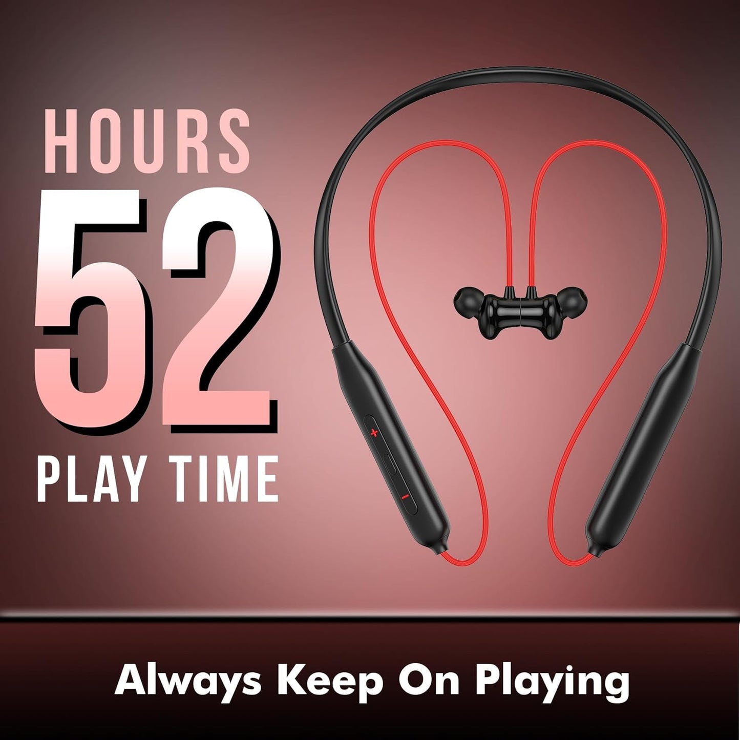 Kratos N4 Bluetooth Neckband with 52H Playtime