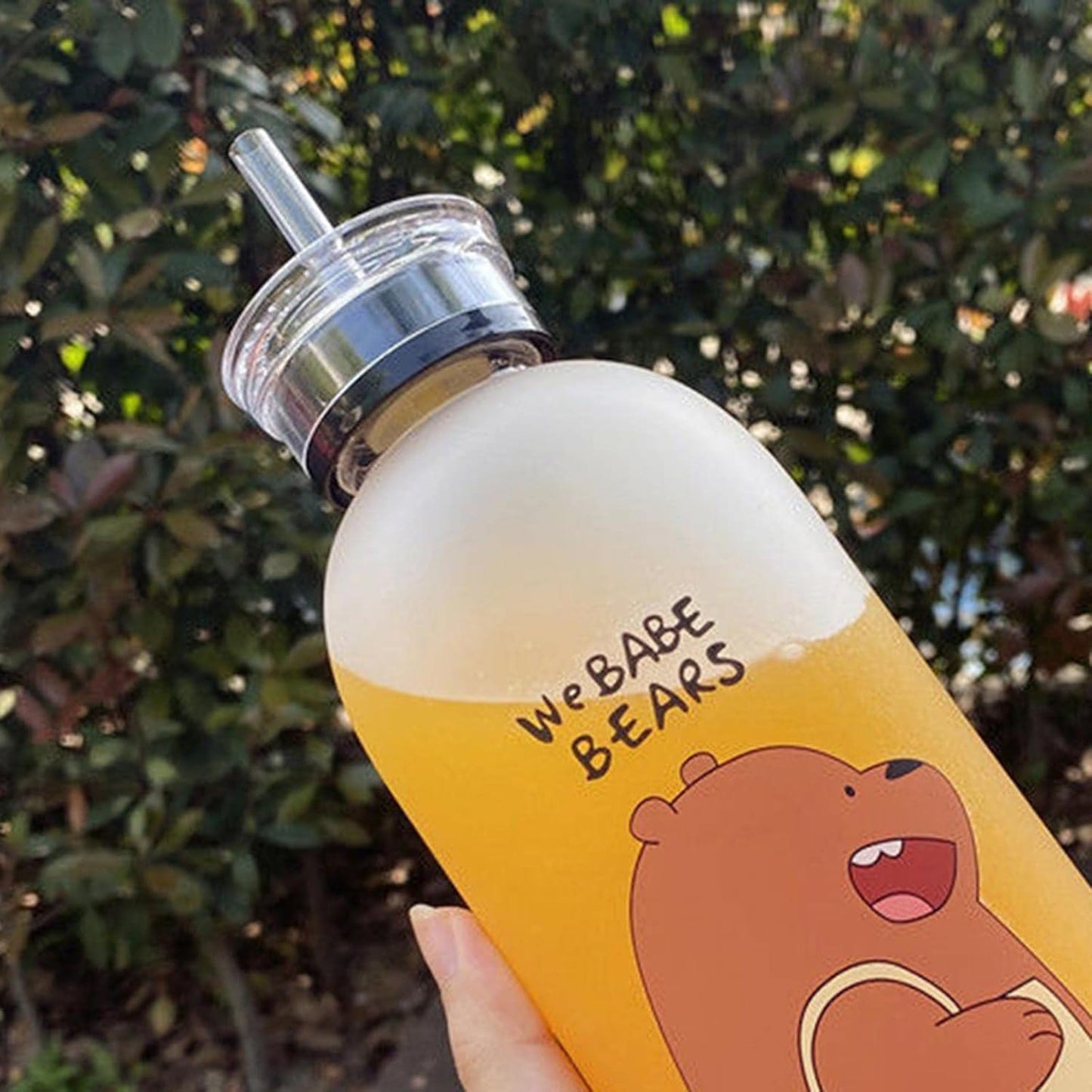 2 in 1 Cute Panda Bottle With sipper