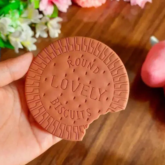 Charming Chocolate Biscuit Scented Unruled Notebook 180 Pages - Unique Fragrant Dairy