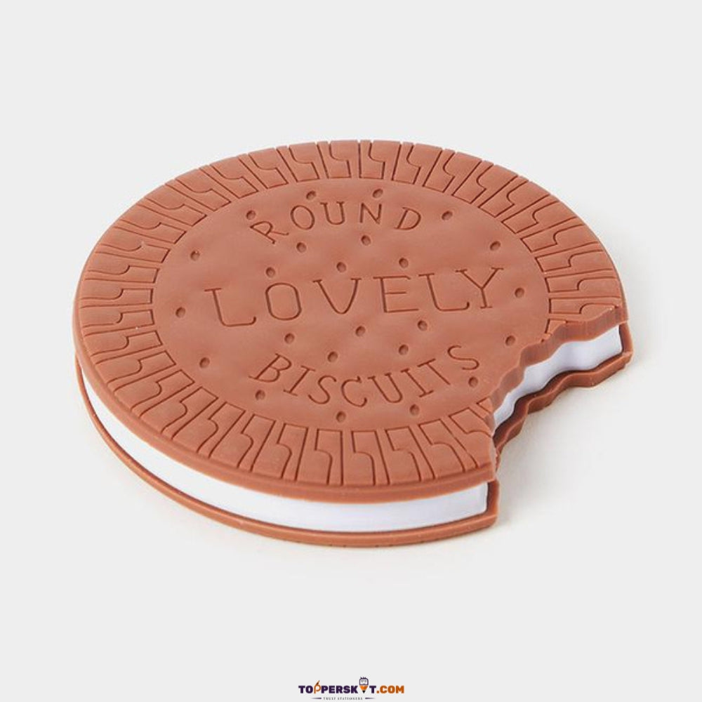 Charming Chocolate Biscuit Scented Unruled Notebook 180 Pages - Unique Fragrant Dairy