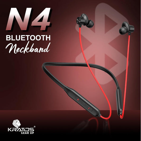 Kratos N4 Bluetooth Neckband with 52H Playtime